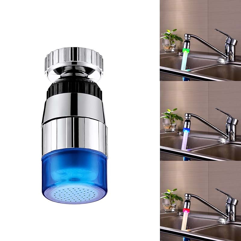 Led Light Color Changing Faucet Monochrome Faucet Mouth Faucet Water Spout2