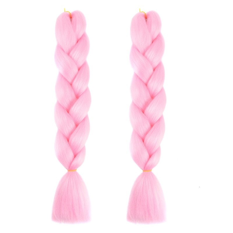 Dreadlocks / Faux Locs Straight Synthetic Hair 24 inch Hair Extension Toupee Red Black 2pcs Faux Locs Wig African Braids Women's Festival2