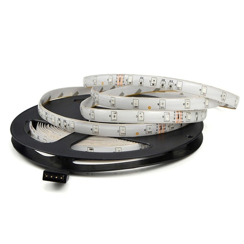 10M (2x5M) LED Strip Lights RGB Tiktok Lights 2835 600led Strips Lighting Color Changing with 44 Key IR Remote Ideal for Home Kitchen Christmas TV Back Lights DC 12V4