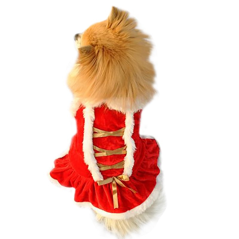 Dog Dress Christmas Costume Christmas gifts for pets Christmas Outfit Christmas Cosplay Winter Pug Poodle Chihuahua Baby Pet