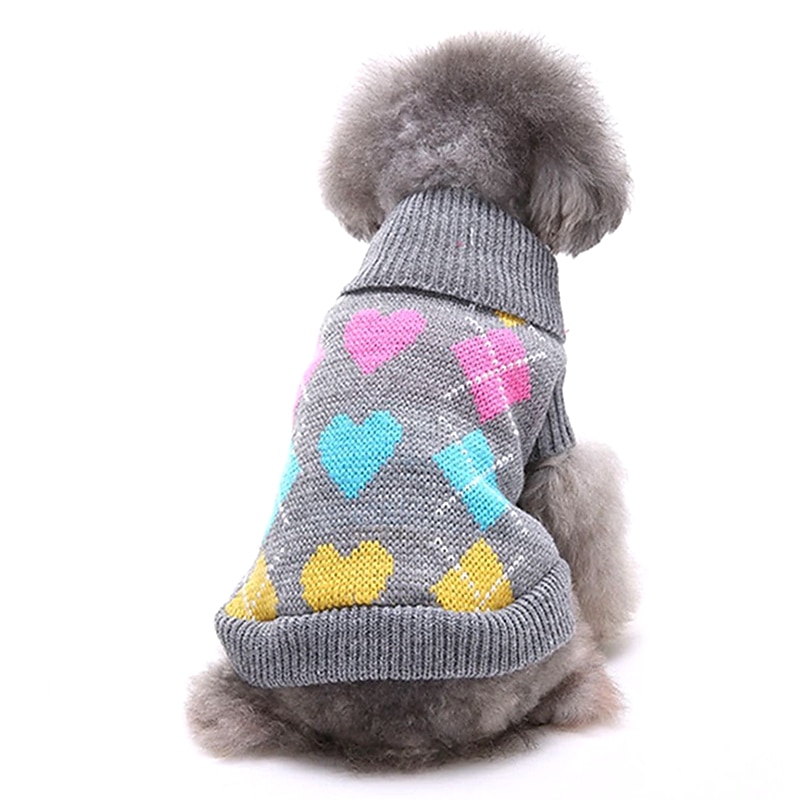 Dog Sweater Puppy Clothes Jumper Casual Daily Winter Dog Clothing for Corgi Beagle Shiba Inu Pug Poodle
