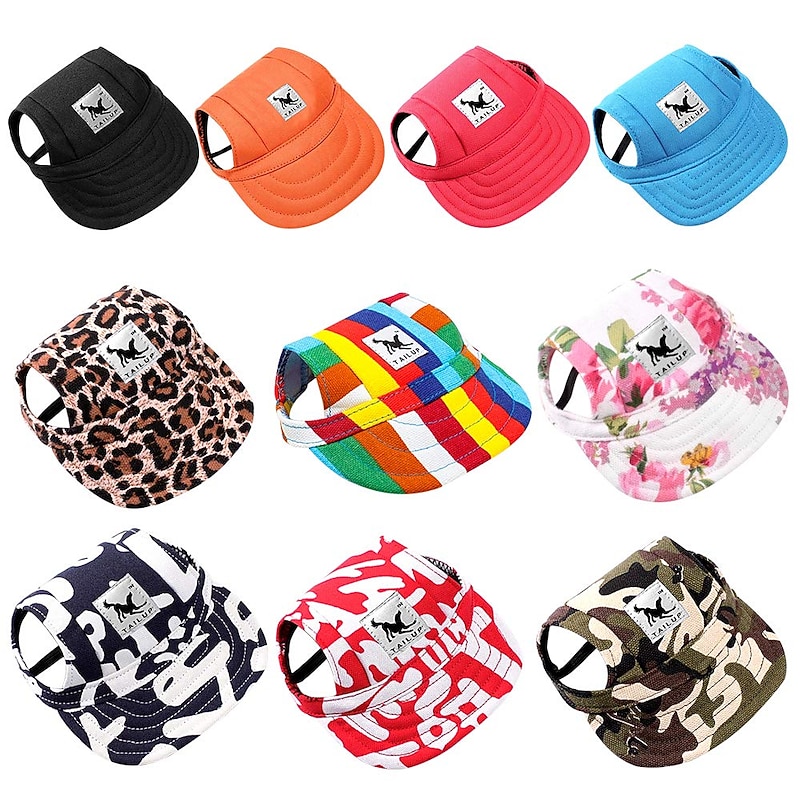 Dog Cat Bandanas & Hats Sport Hat Visor Cap Dog Clothing for Husky Labrador Alaskan Malamute Golden Retriever Bulldog3