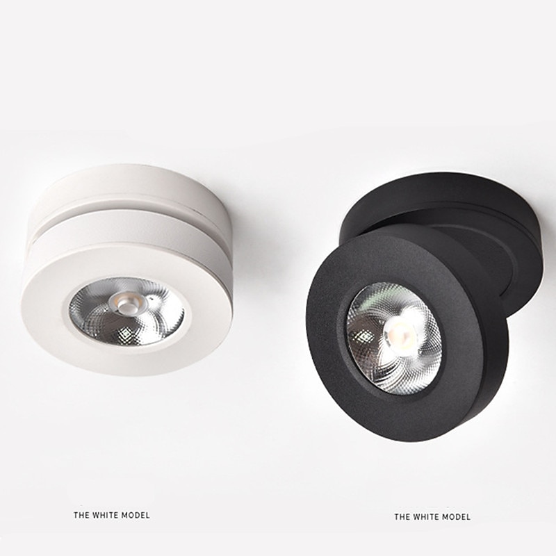 COB 7W Bright Ceiling Spotlights Nordic Clothing Store Background Wall Led Ceiling Lights4