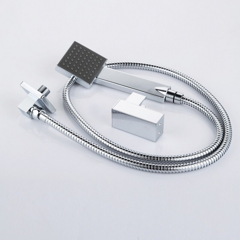 Concealed Shower Faucet Combo Set 8" Shower Head, Shower System Mixer Rough In Valve Rainfall High Pressure Head with Handheld, Wall Mounted Tub and Shower Trim Kit Bathroom Bath2