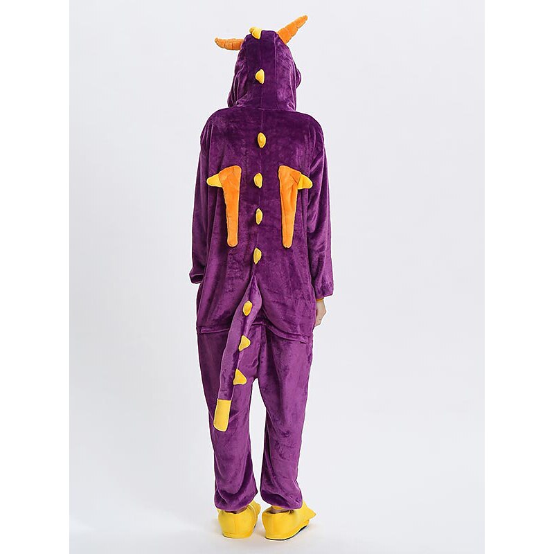 Adults' Animal Onesie Costume Carnival Costume Dragon Onesie Pajamas Kigurumi Pajamas Funny Costume For Men and Women Carnival Cartoon3
