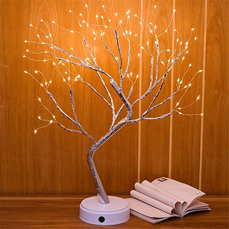 LED Christmas Tree Light Easter Birch Tree Light 108 LED Tabletop Branch Tree Light for Home Party Wedding Indoor Decoration Night Light3