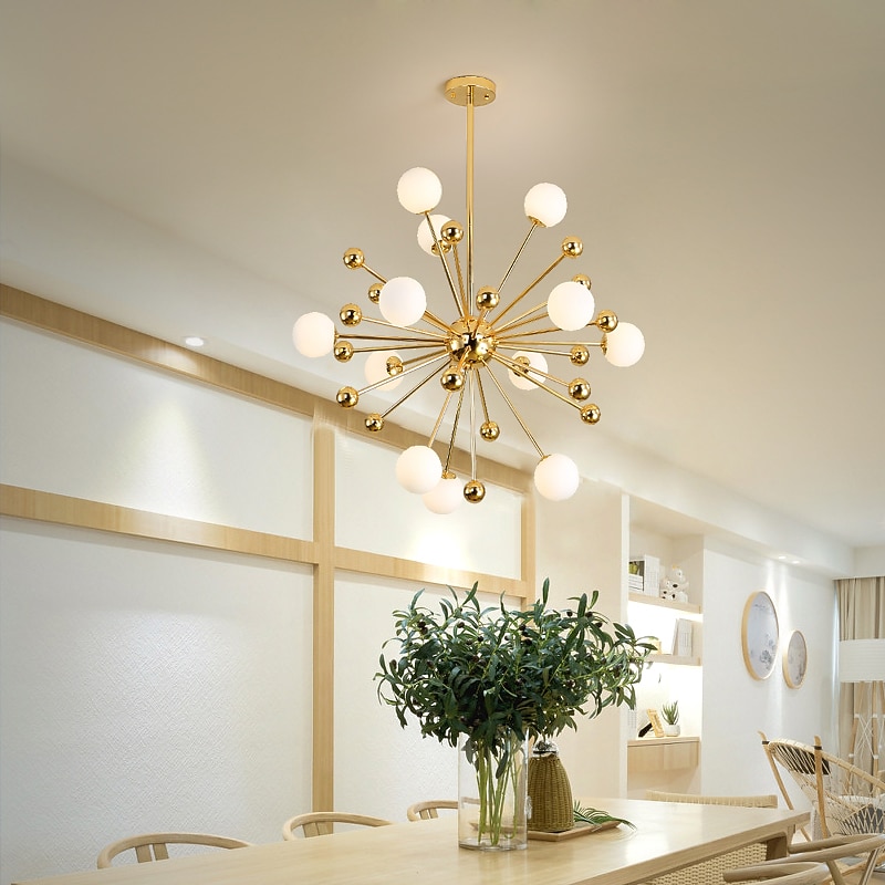 80 cm Sputnik Design Chandelier Metal Sputnik Electroplated Modern Nordic Style 220-240V4