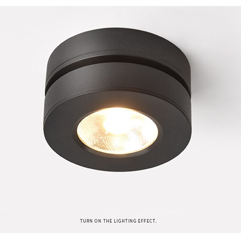 COB 7W Bright Ceiling Spotlights Nordic Clothing Store Background Wall Led Ceiling Lights3