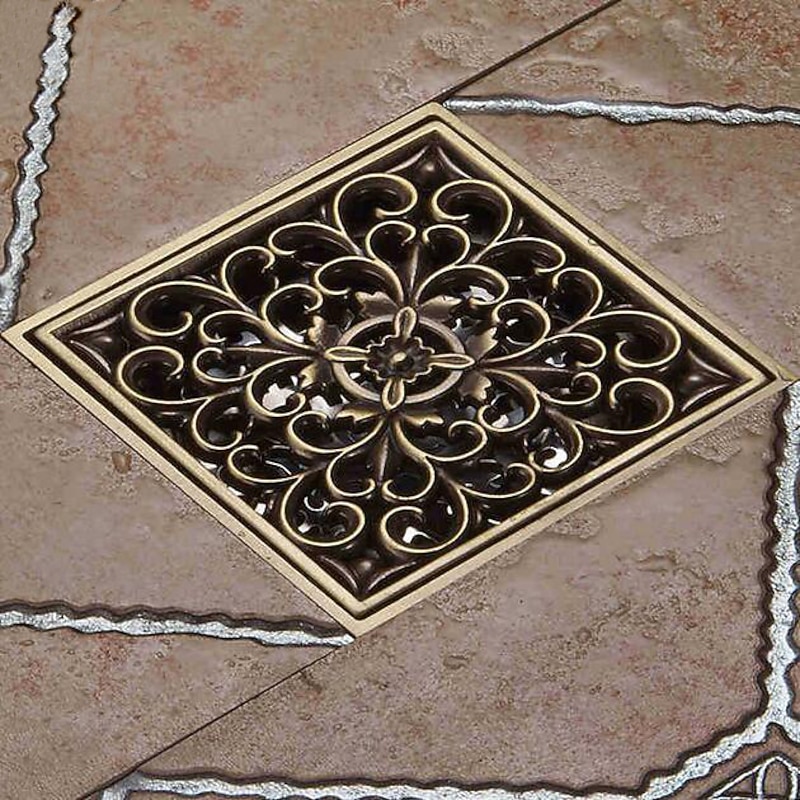 Drain Premium Design / Cool Contemporary Brass 1pc Floor Mounted2