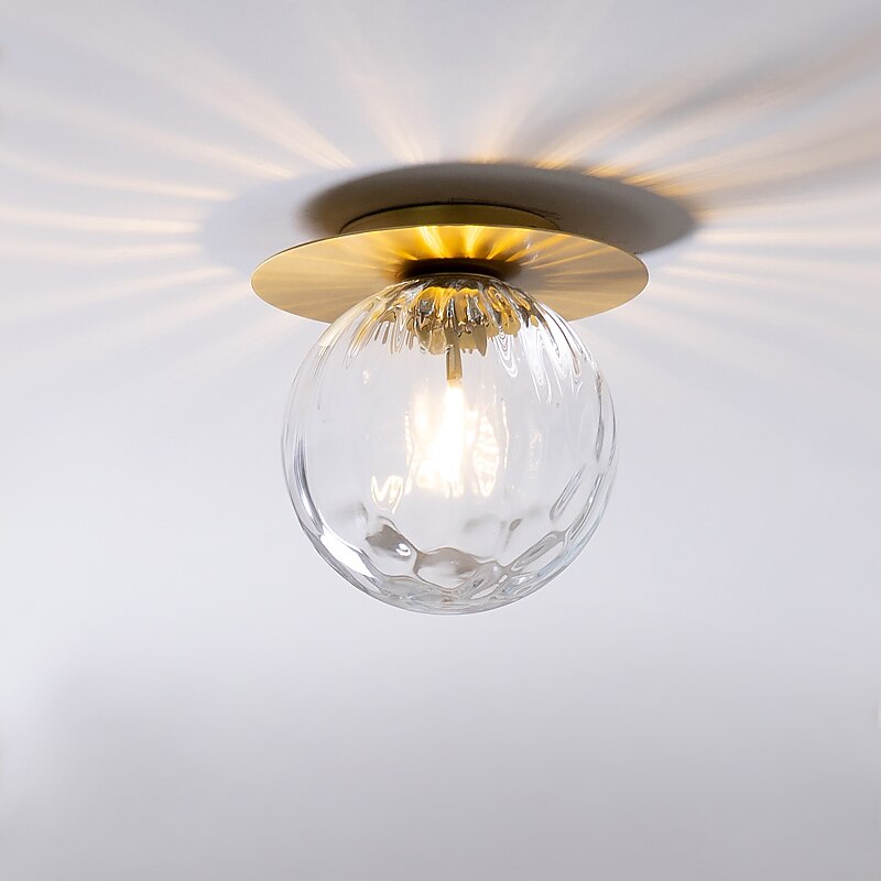 18 cm Ceiling Light LED Single Design Flush Mount Lights Metal Electroplated Country Nordic Style 220-240V2