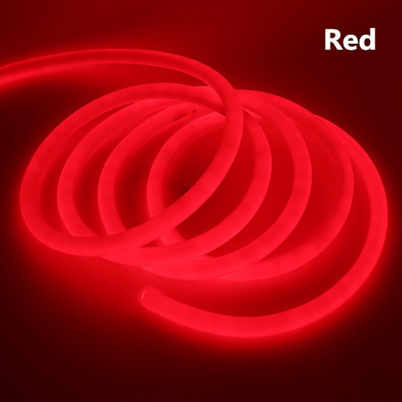 Waterproof Round Neon Flexible LED Light Strips 5M 600 LEDs EL 14mm Warm White White Red Pool Light Strip Cuttable Advertising Fonts Advertising Signboard DIY Party 220 V 1 set3