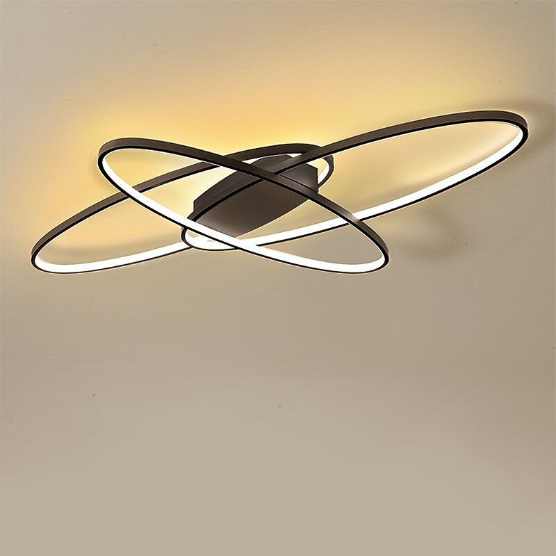 92 cm Ceiling Light Geometric Shapes Flush Mount Lights Metal Linear Painted Finishes LED Modern 220-240V3