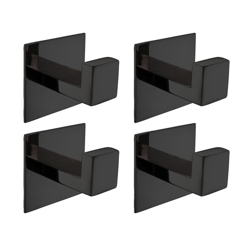 Bathroom Accessory Set / Towel Bar / Robe Hook New Design / Self-adhesive / Multifunction Contemporary / Antique Stainless Steel 4pcs - Bathroom Wall Mounted