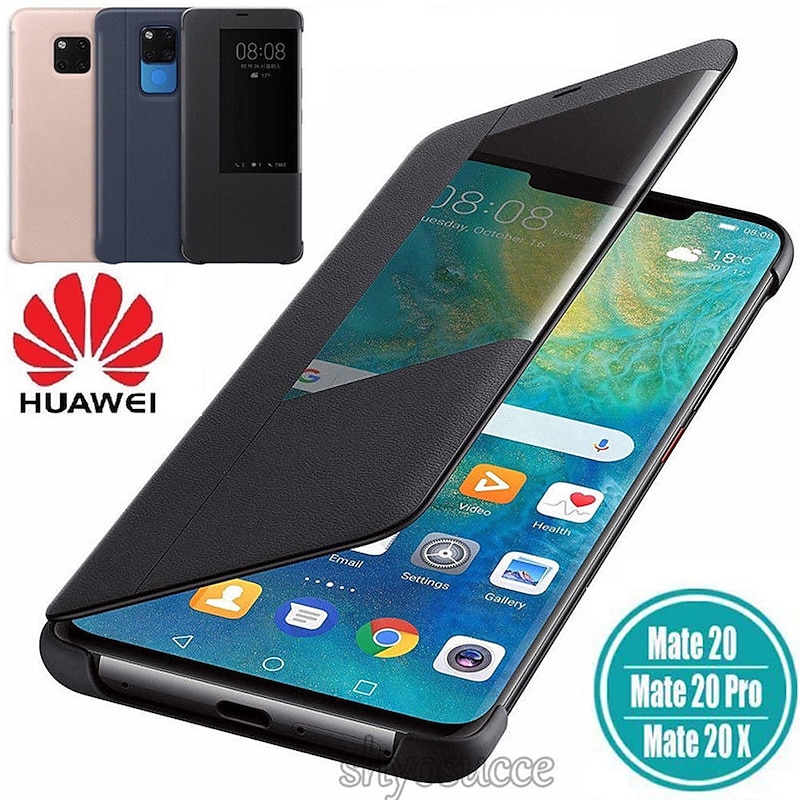 Luxury Leather Flip Case For Huawei P30 P20 P10 Pro Mate 30 10 20 Pro Nova 3 3i 4 5 Pro Y6 Y7 Honor 5X 20 Smart View Phone Case