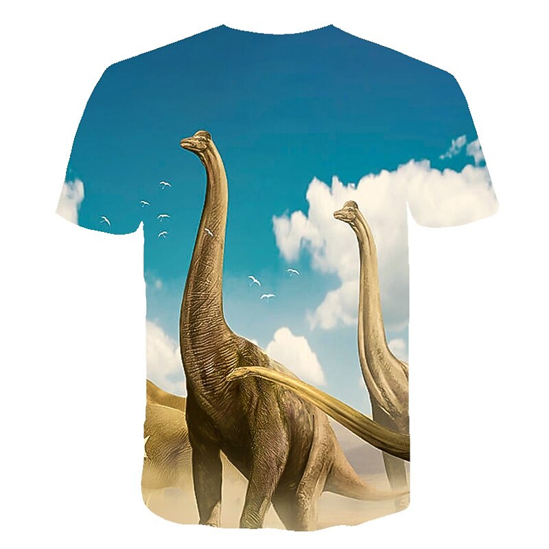 Children's Day Boys 3D Animal Dinosaur Print T shirt Tee Short Sleeve 3D Print Summer Active Streetwear Cool Kids Toddler2