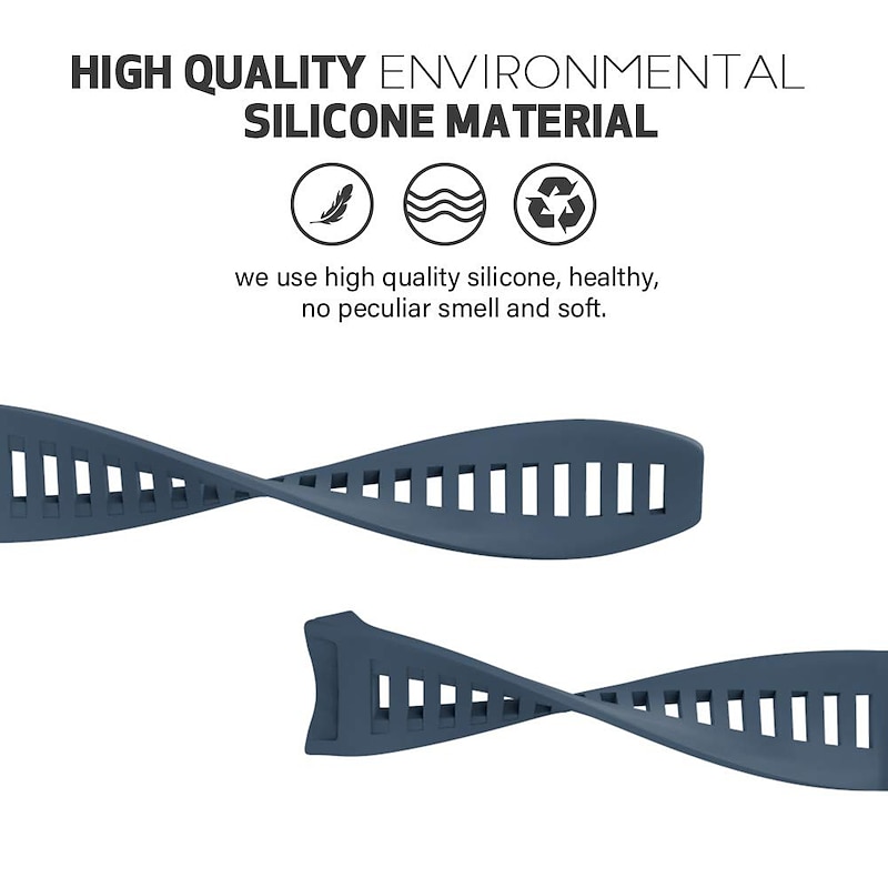 Watch Band Garmin Instinct Crossover / Tide / Esports / Solar / Tactical, Instinct 2 Tactical / Surf / Solar Silicone Replacement Strap Adjustable Breathable Sport Band Wristband3