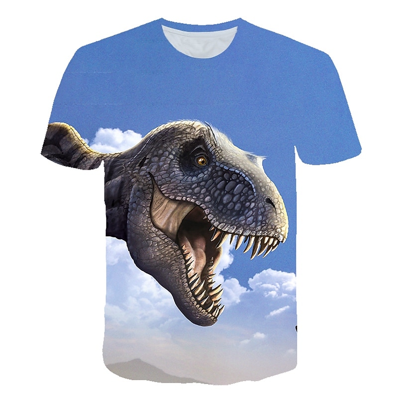 Boys 3D Graphic Animal 3D T shirt Tee Short Sleeve 3D Print Active Cool Kids Toddler 2-12 Years 10