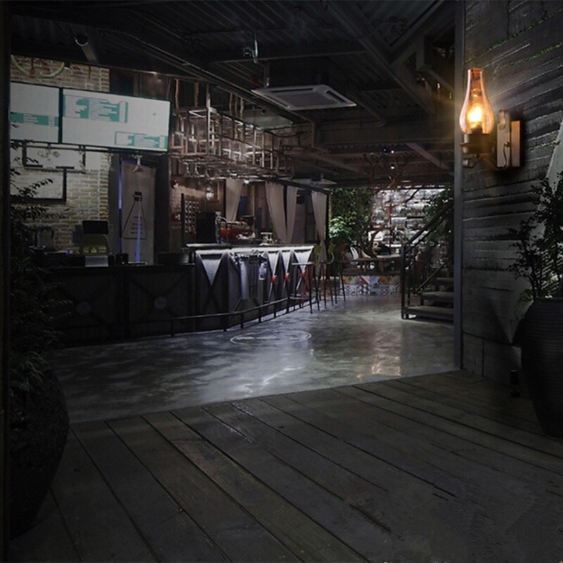 Industrial Wall Lamp Bedroom Bedside Lamp Corridor Retro Creative 5W Lamps3