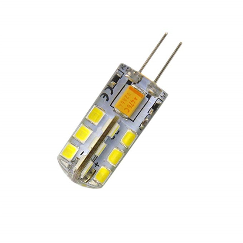 10pcs High Brightness G4 3W 24 SMD 2835 260 LM Warm White / Cool White T Decorative Corn Bulbs AC/DC 12 V4