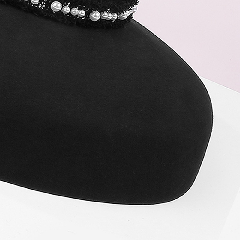 Wool Hats with Pearls 1 PCS Special Occasion / Party / Evening / Melbourne Cup Headpiece2