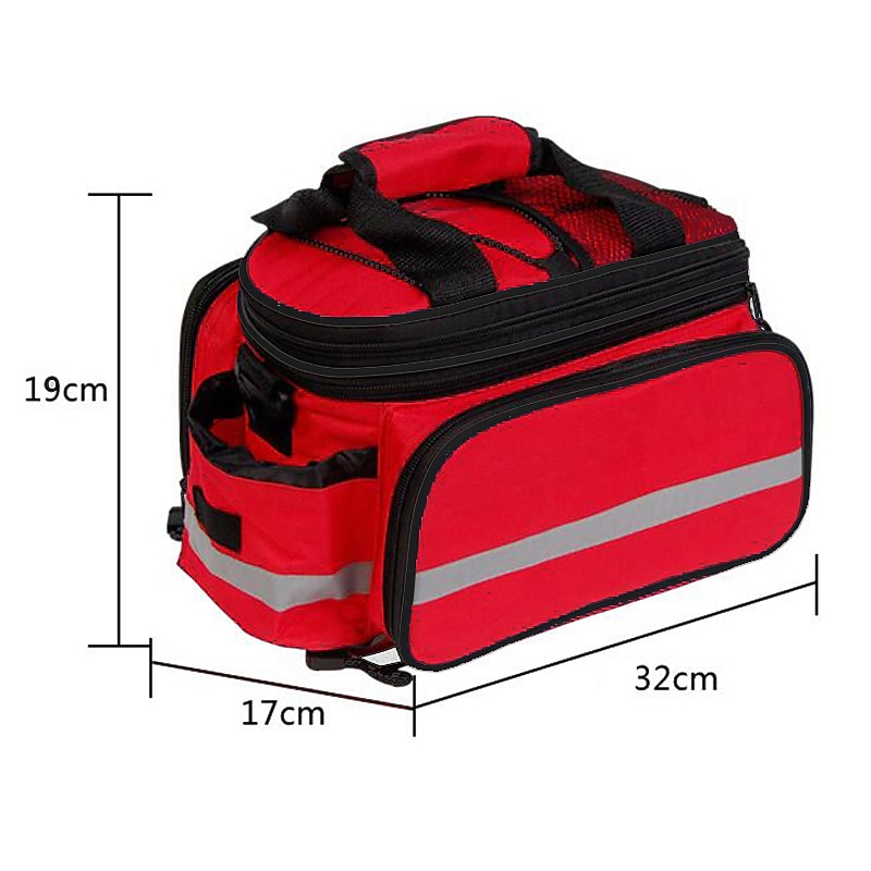 FJQXZ Bike Panniers Bag Bike Rack Bag Large Capacity Waterproof Adjustable Size Bike Bag Nylon Bicycle Bag Cycle Bag Cycling / Bike4