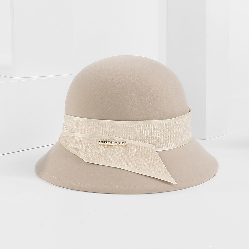 Elegant Cotton Hats with Lace-up 1 PCS Casual / Horse Race Headpiece4