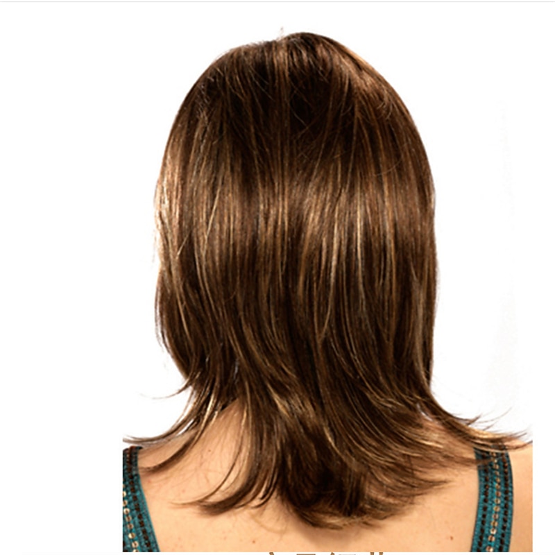 Blonde Wigs for Women Synthetic Wig Wig Layered Wig Wigs with Bangs 12Inch3