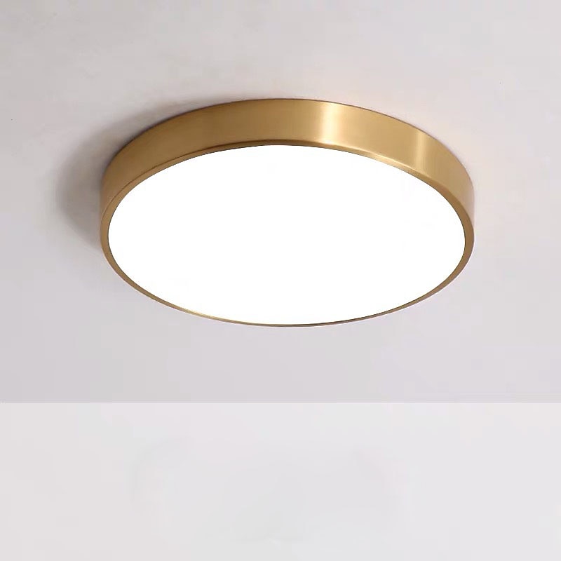 30 cm Single Design Flush Mount Lights Metal Brass Modern 220-240V4