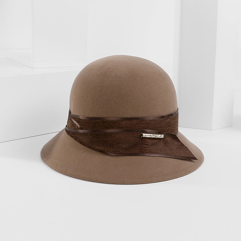 Elegant Cotton Hats with Lace-up 1 PCS Casual / Horse Race Headpiece3