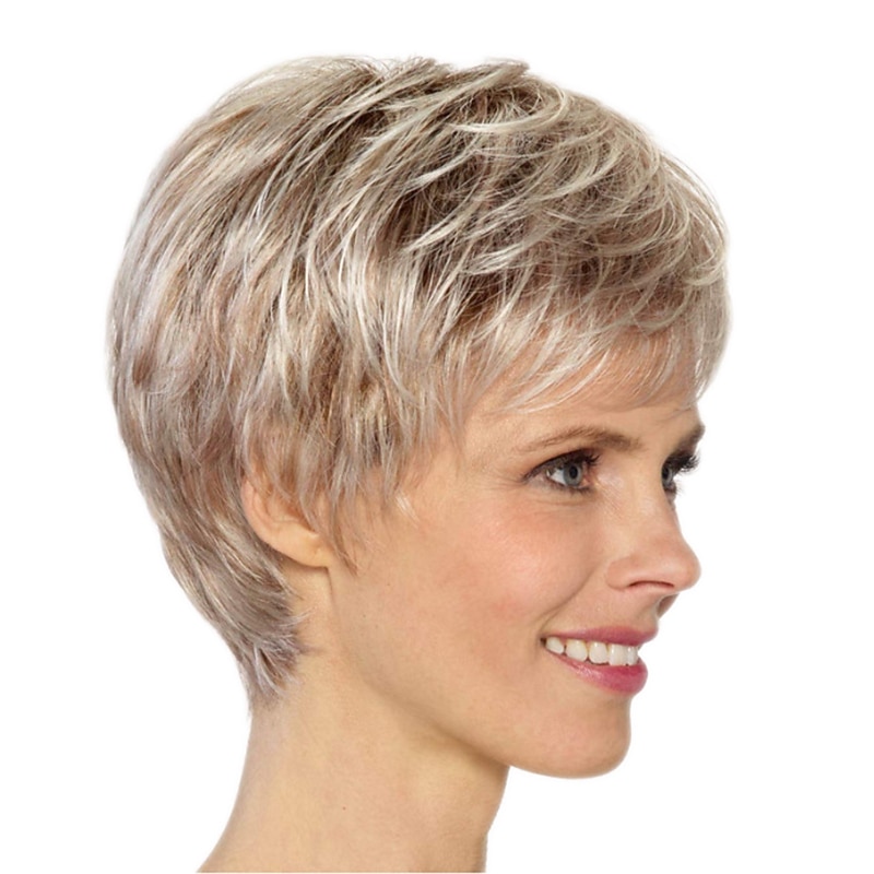 Blonde Wigs for Women Synthetic Wig Short Wavy Light Blonde Synthetic Hair 4 Inch Women's Best Quality Blonde3