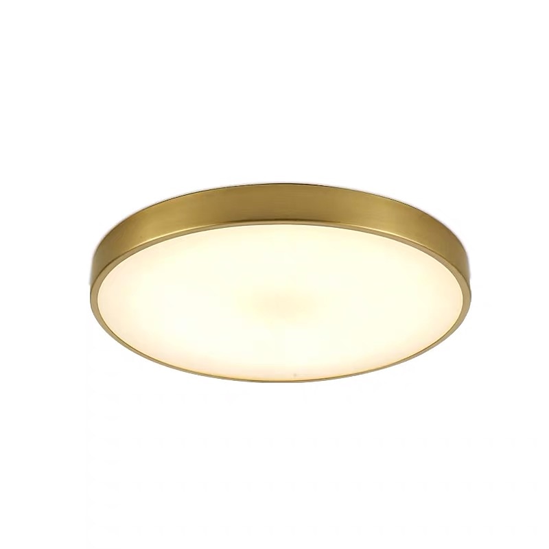 30 cm Single Design Flush Mount Lights Metal Brass Modern 220-240V3