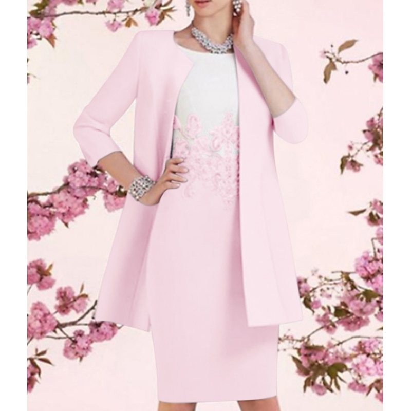 Women's Wrap Mother's Wraps Wedding Guest 's Wraps Ladies Coats / Jackets Keep Warm 3/4 Length Sleeve Stretch Fabric Wedding Wraps With Pure Color For Wedding Guest Spring & Summer 5