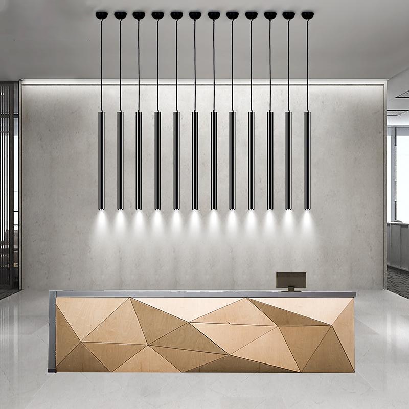 1-Light 6 cm LED Pendant Light Dining Room Metal Cylinder Others Modern Contemporary 110-120V / 220-240V2