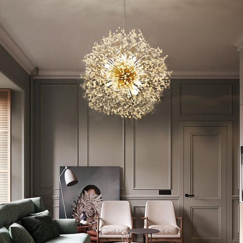 40 cm Chandelier LED Pendant Lantern Design Pendant Light Metal Lantern Mini Electroplated Modern 220-240V