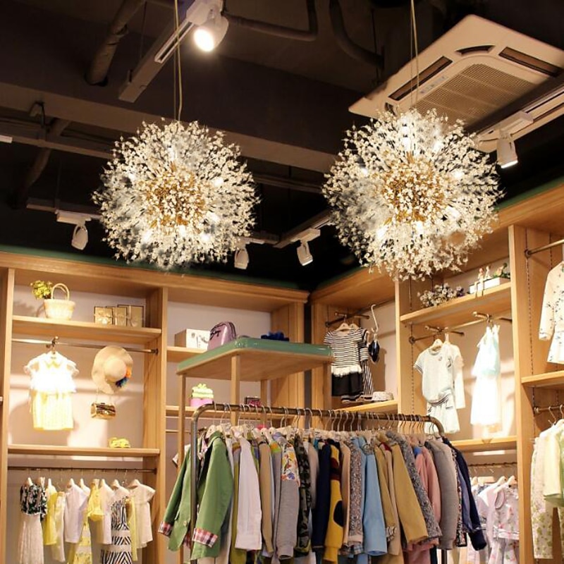 40 cm Chandelier LED Pendant Lantern Design Pendant Light Metal Lantern Mini Electroplated Modern 220-240V4