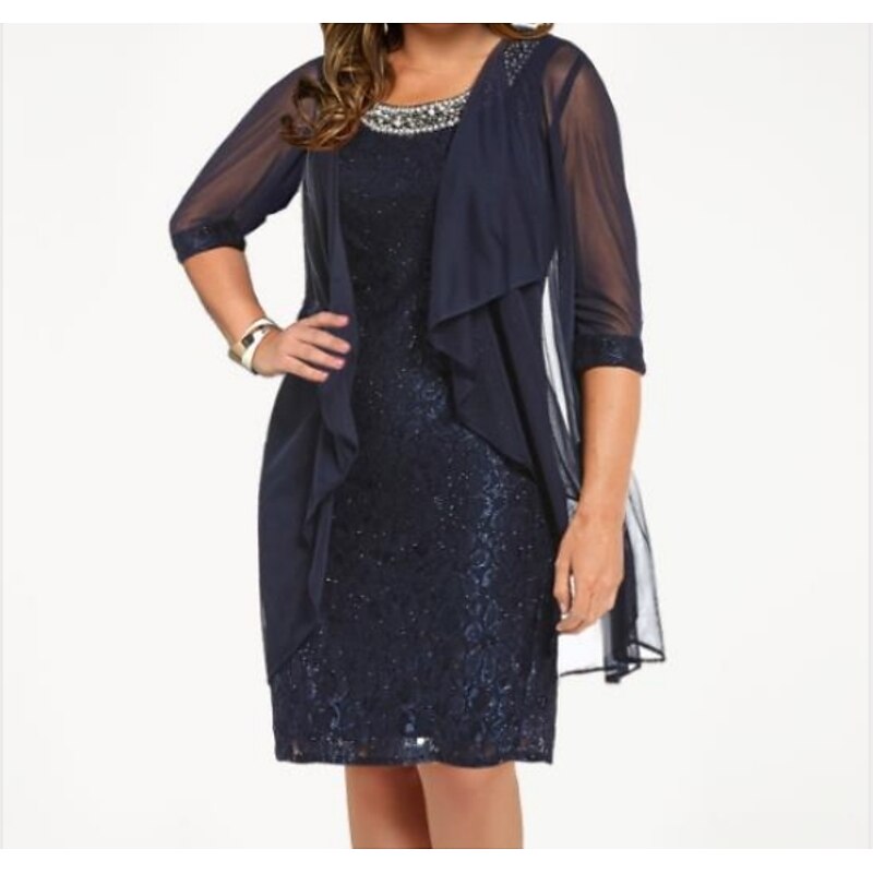 Women's Wrap Shrug Mother's Wraps Coats / Jackets Plus Size Curve Sun Protection Half Sleeve Chiffon Wedding Guest Wraps With Lace For Wedding Spring & Summer dress to impress