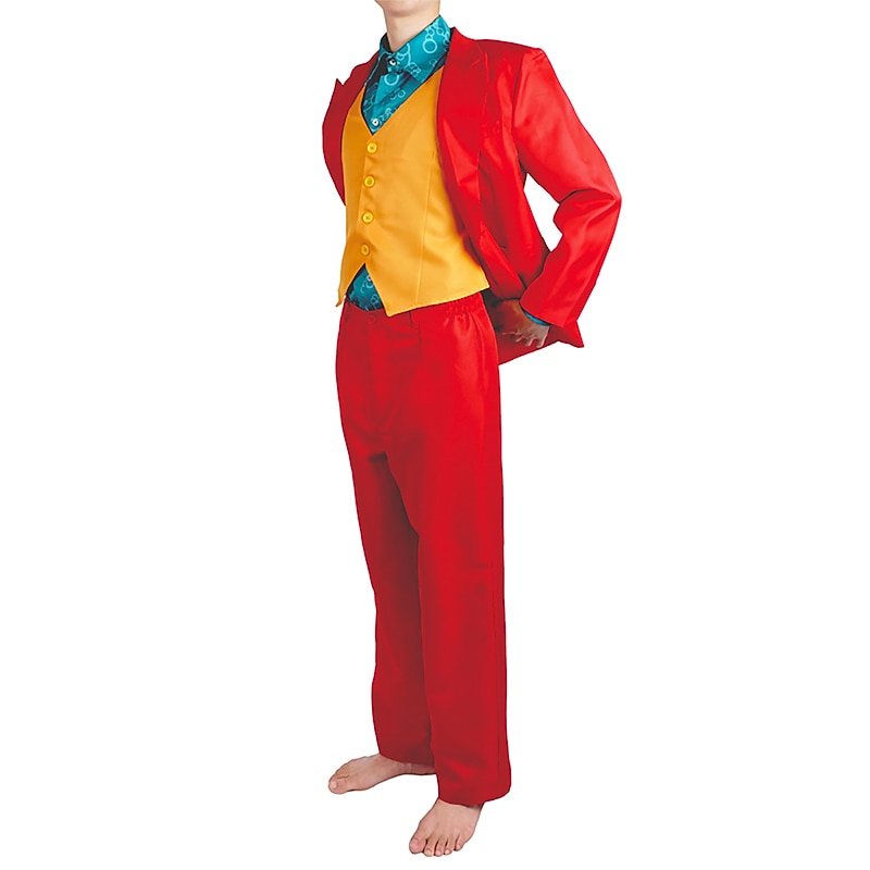 Burlesque Clown Joker Killer Clown Cosplay Costume Outfits Suits Movie Cosplay for Men's Adults' Masquerade4