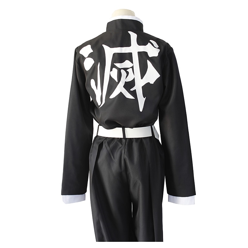 Tomioka Giyuu Anime Cosplay Costume Outfits Cosplay Suits Accessories Cosplay Accessories Top Pants Cloak For Men's Women's Boys' Adults2