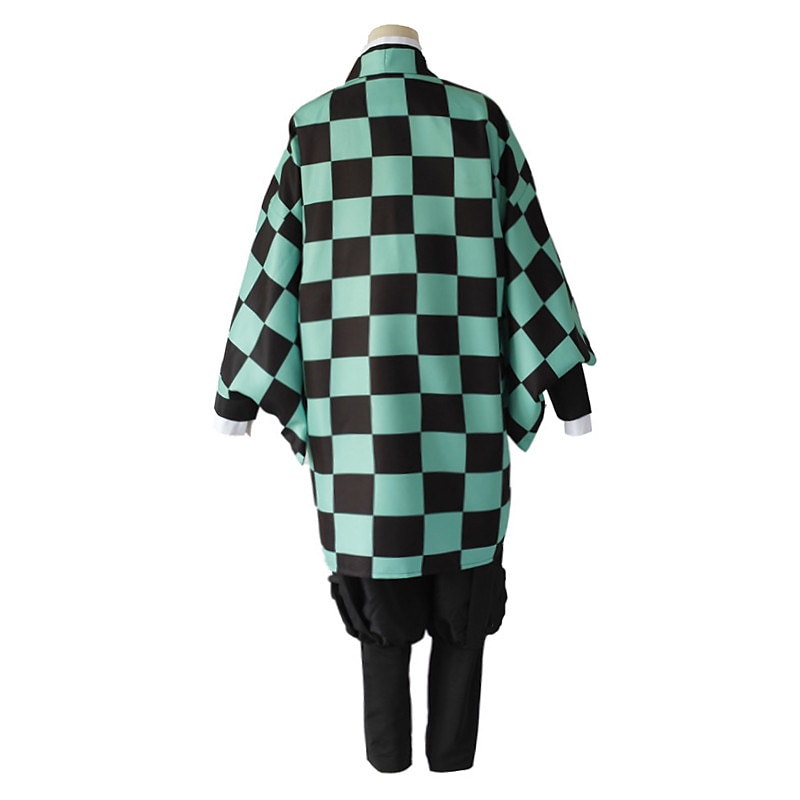 Kamado Tanjirou Anime Cosplay Costume Outfits Cosplay Suits Top Pants Cloak For Men's Women's Adults2