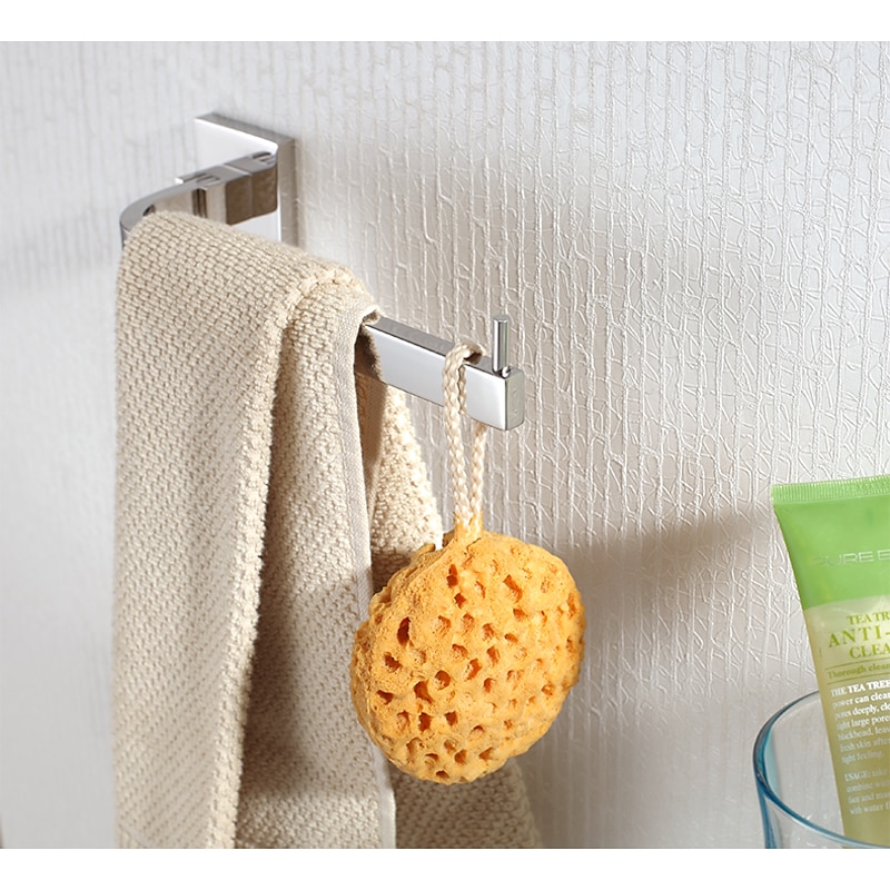 Towel Bar Mirror Polished Silver Rustproof SUS304 Stainless Steel Bathroom Accessories High Quality Towel Holder4