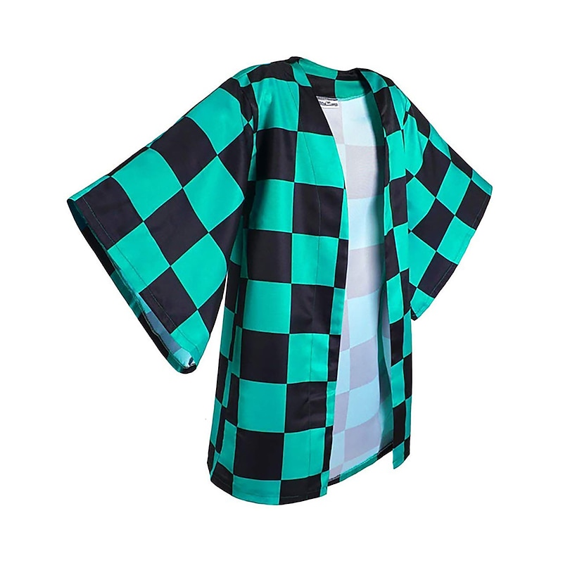 Kamado Tanjirou Anime Cosplay Costume Cosplay Suits Coat For Men's Women's Adults'2