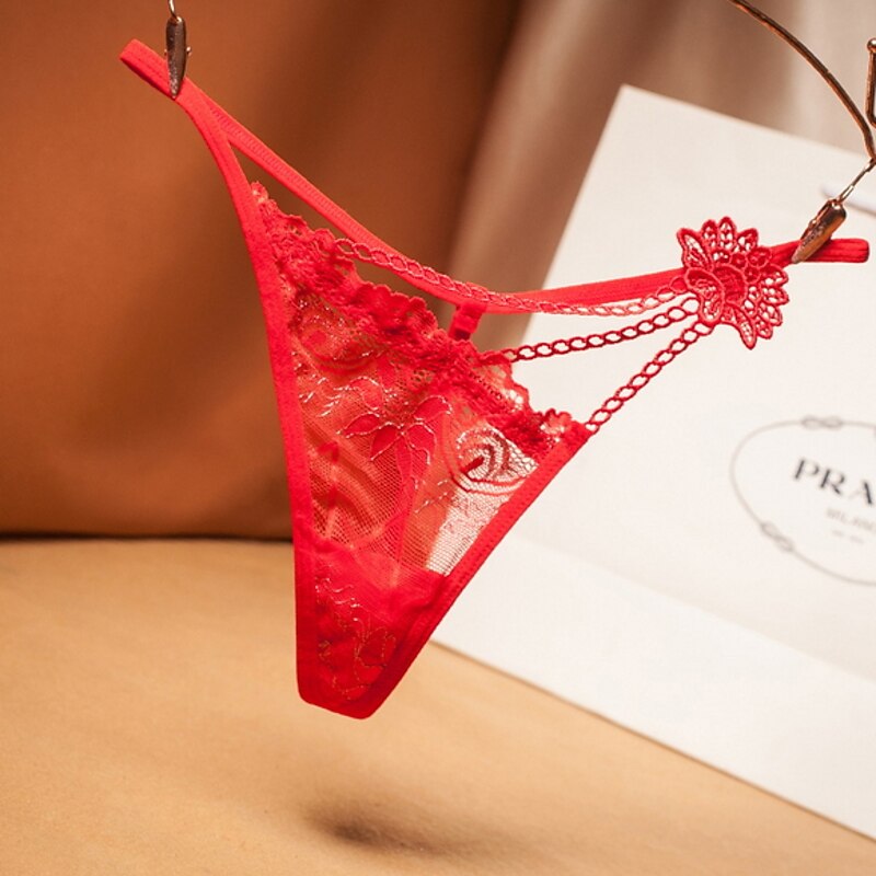 Women's Sexy Lingerie Panties Valentine's Day Vacation Lace Home Outfits4