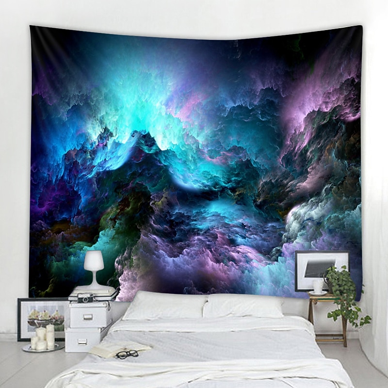 Wall Tapestry Art Decor Blanket Curtain Picnic Tablecloth Hanging Home Bedroom Living Room Dorm Decoration Abstract Galaxy Starry Sky Universe3