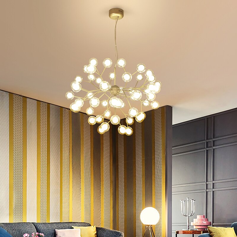 80 cm Sputnik Design Chandelier Metal Mini Painted Finishes Modern Nordic Style Generic4