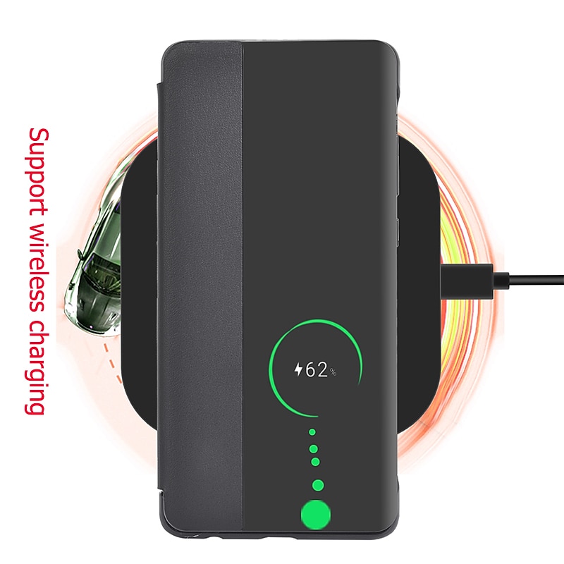 Phone Case For Huawei P40 P30 P20 P10 Pro Lite Mate 40 20 10 Pro Smart Side Window Flip Use to Open Automatically Open Close Auto Sleep All Inclusive Mobile Phone Case4