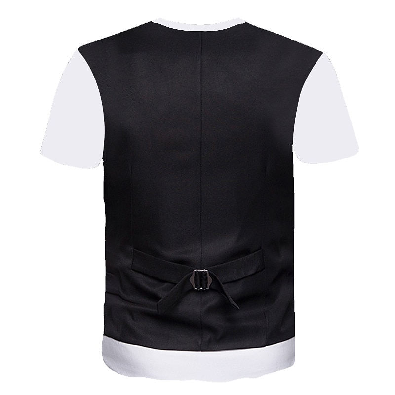 Men's Plus Size T shirt Tee Big and Tall Graphic Round Neck Print Short Sleeve Streetwear Business Big and Tall Work Going out Tops