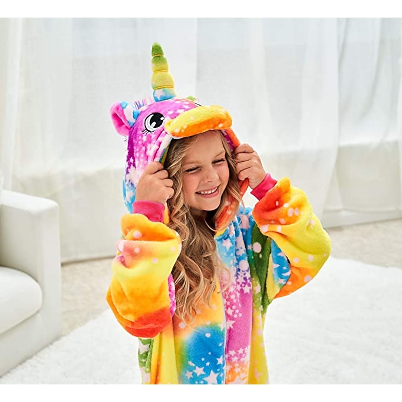 Kid's Stars Onesie Costume Carnival Costume Flying Horse Onesie Pajamas Kigurumi Pajamas For Boys and Girls Christmas Carnival Children's Day Cartoon4