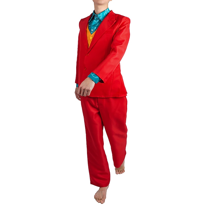 Burlesque Clown Joker Killer Clown Cosplay Costume Outfits Suits Movie Cosplay for Men's Adults' Masquerade3