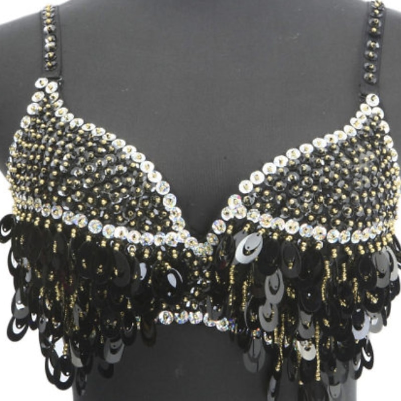 Belly Dance Bra Paillette Women's Performance Polyester4