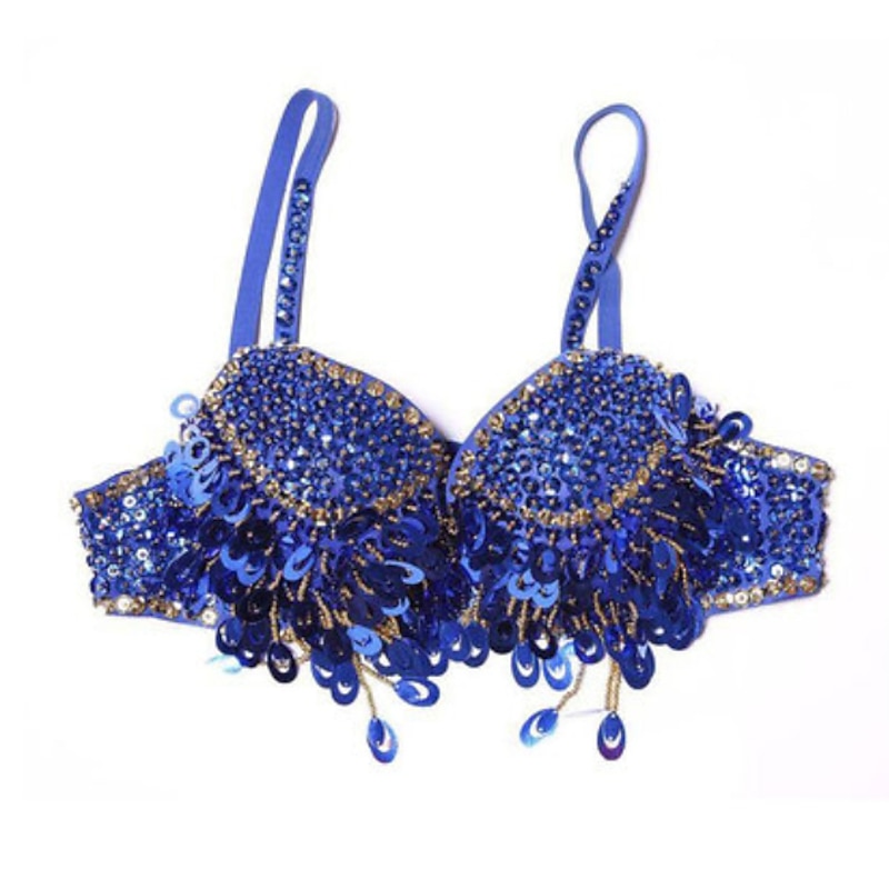 Belly Dance Bra Paillette Women's Performance Polyester3